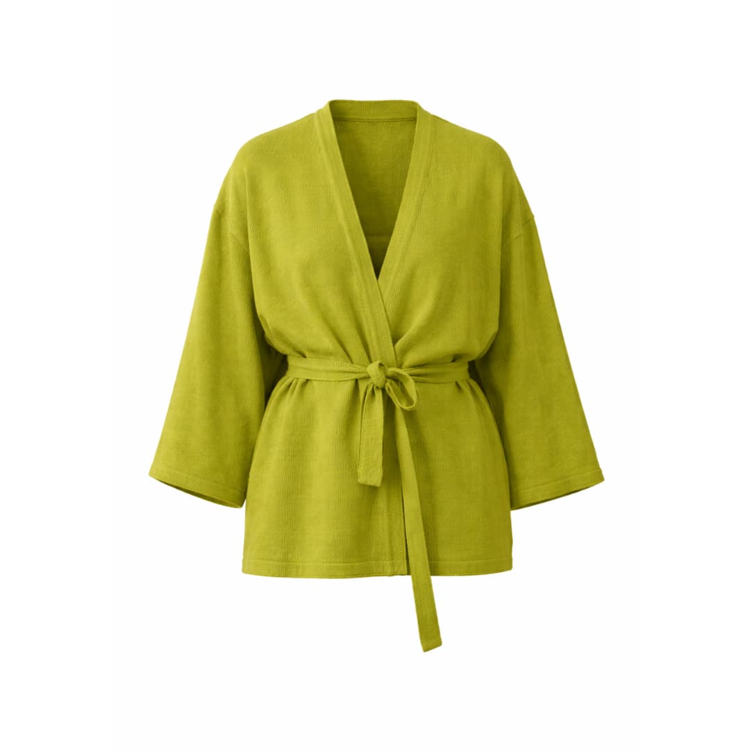 Valent lühem kimono - Roheline