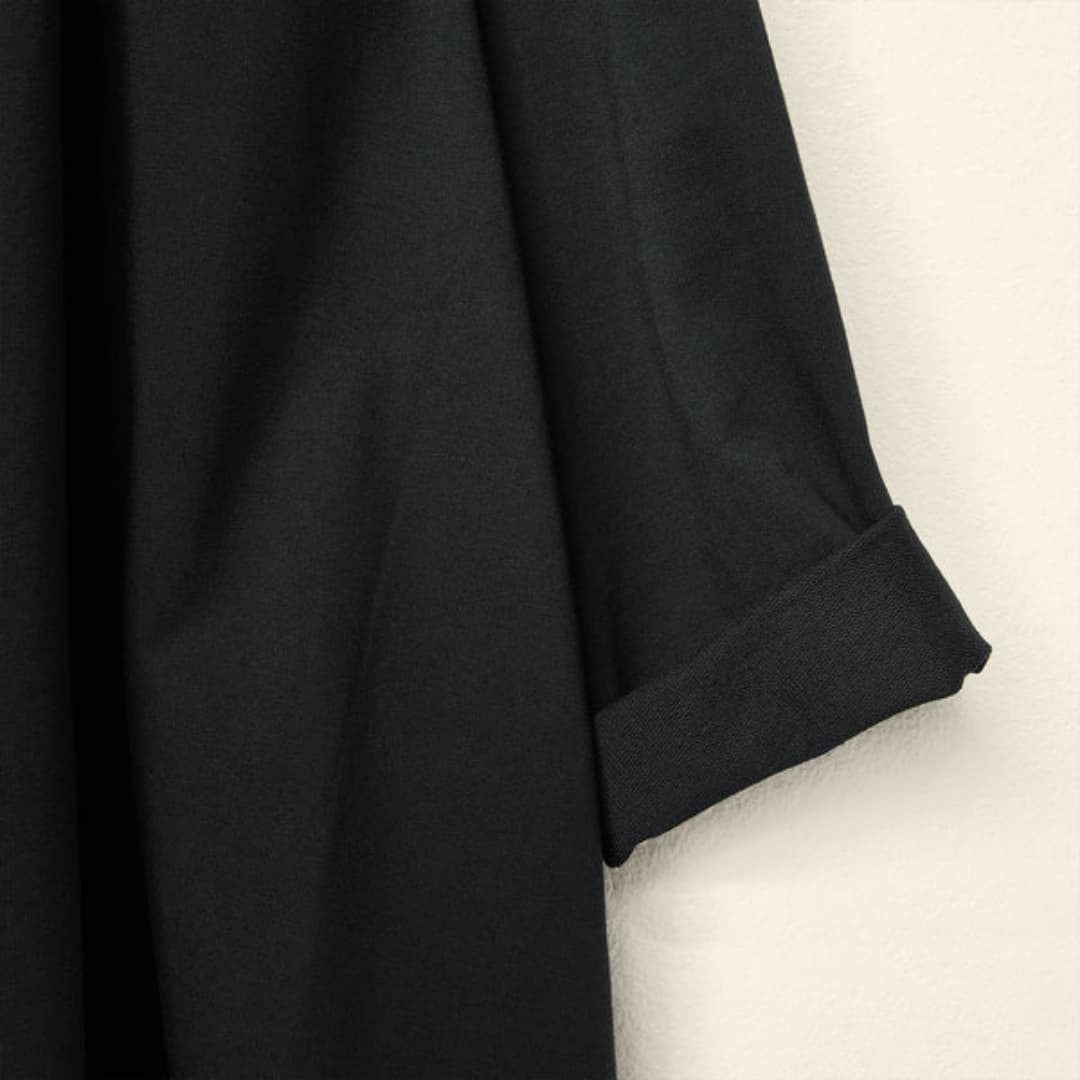 Kapuutsiga dressipluus/jakk - Must