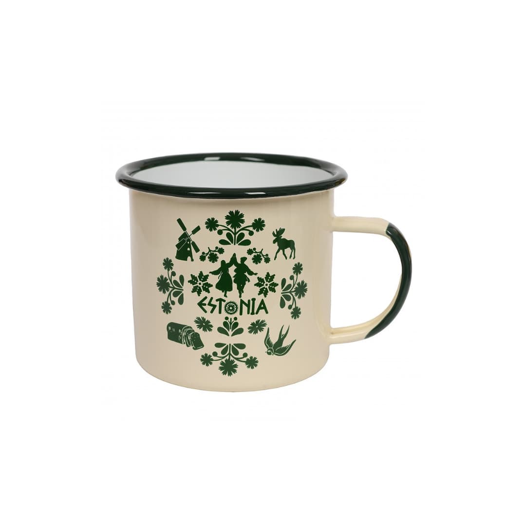 Robin Ruth tass Estonia ikoonid - Valge