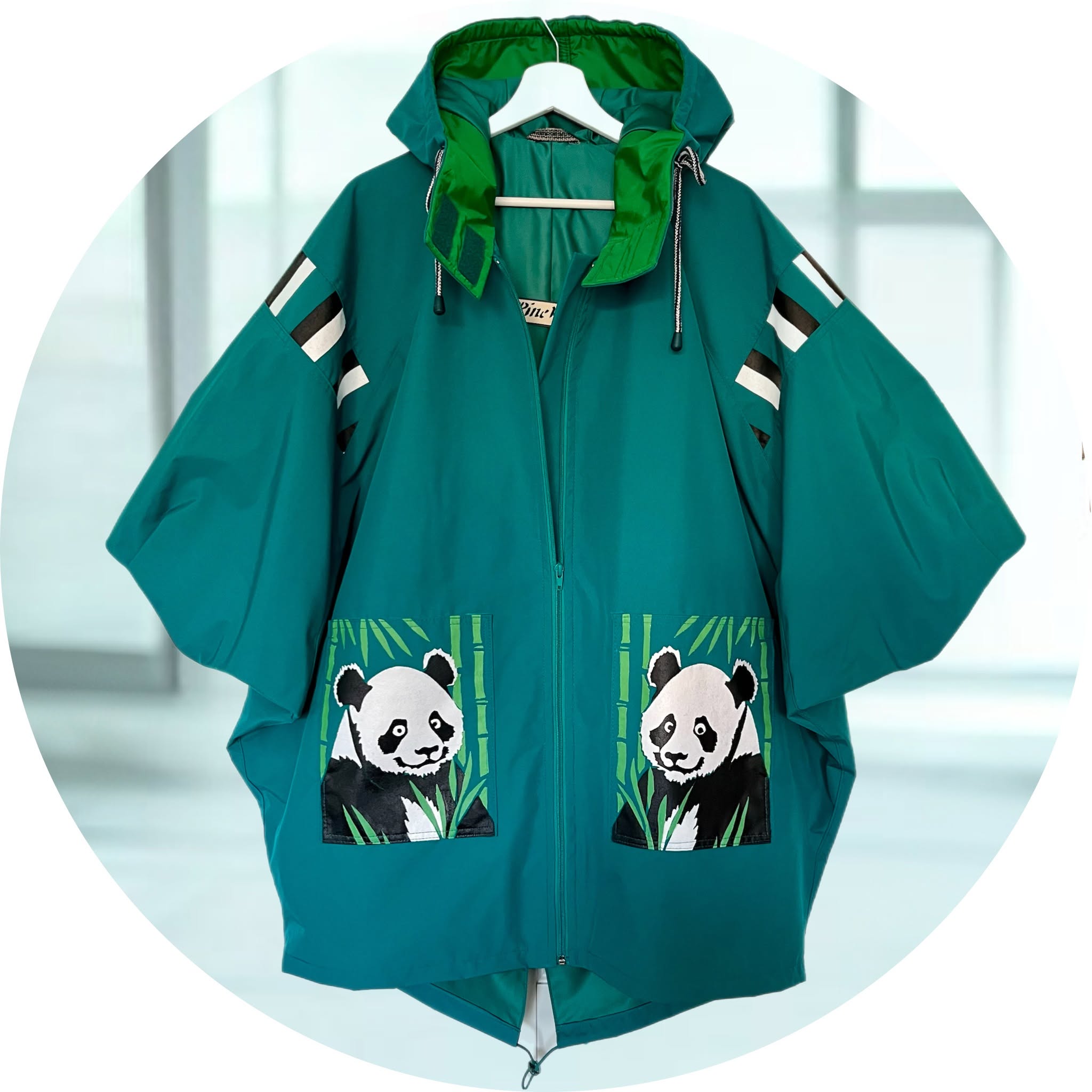 PineWine vihmamantel - panda