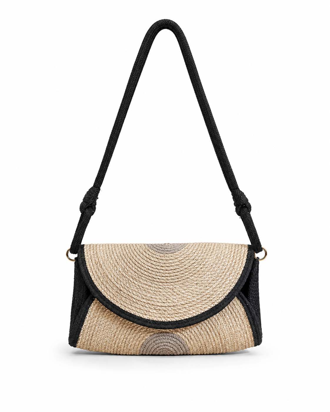 Suvine kott Sunshine - must-valge