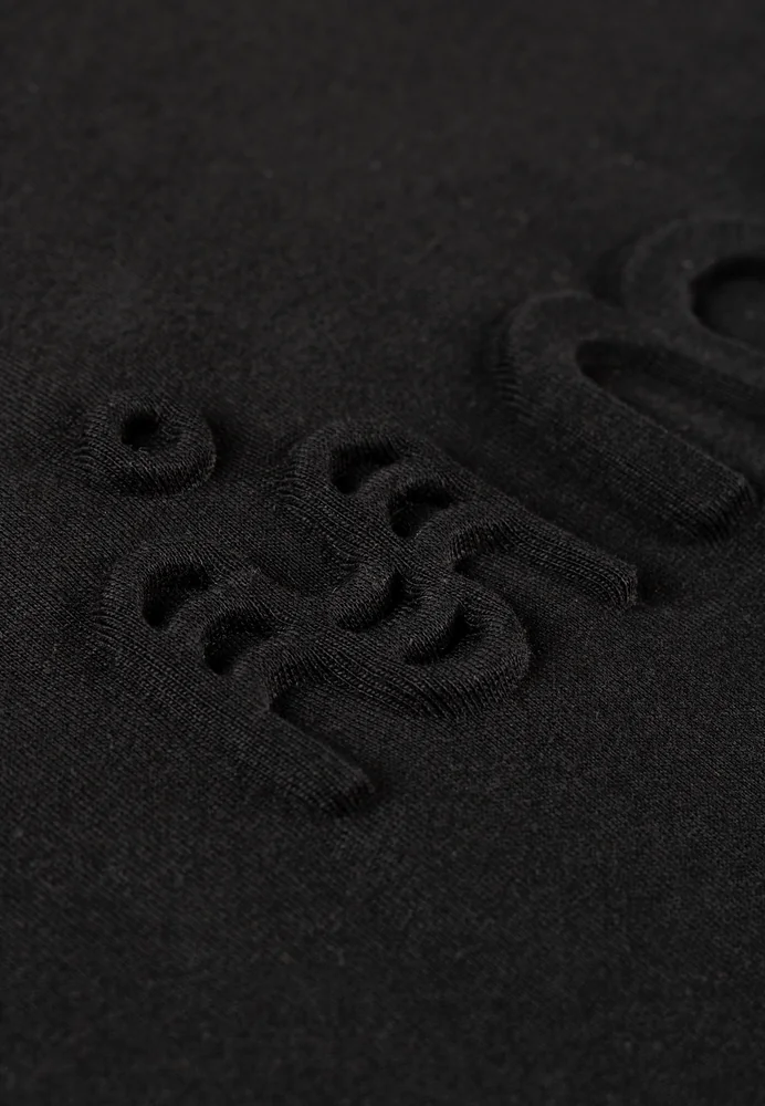 Pressitud logoga T-särk Must - Pilt 3