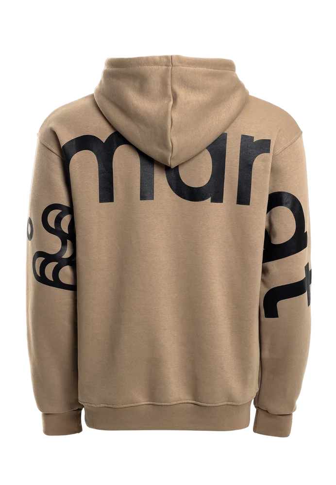 Marat unisex kapuutsiga oversize pusa beež