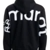 Marat unisex kapuutsiga oversize pusa Must