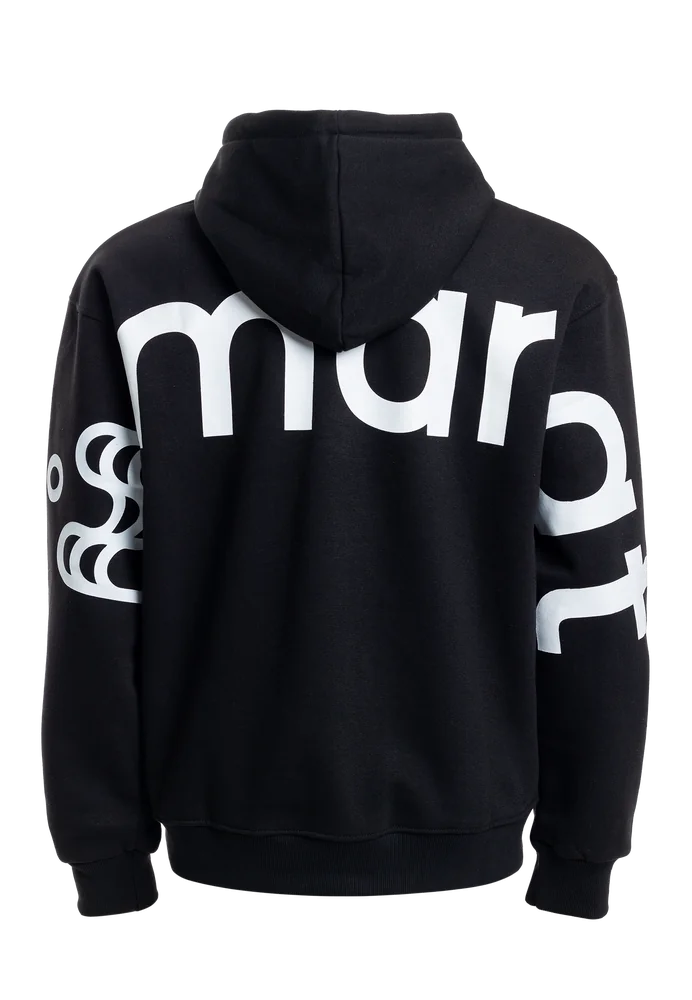 Marat unisex kapuutsiga oversize pusa Must