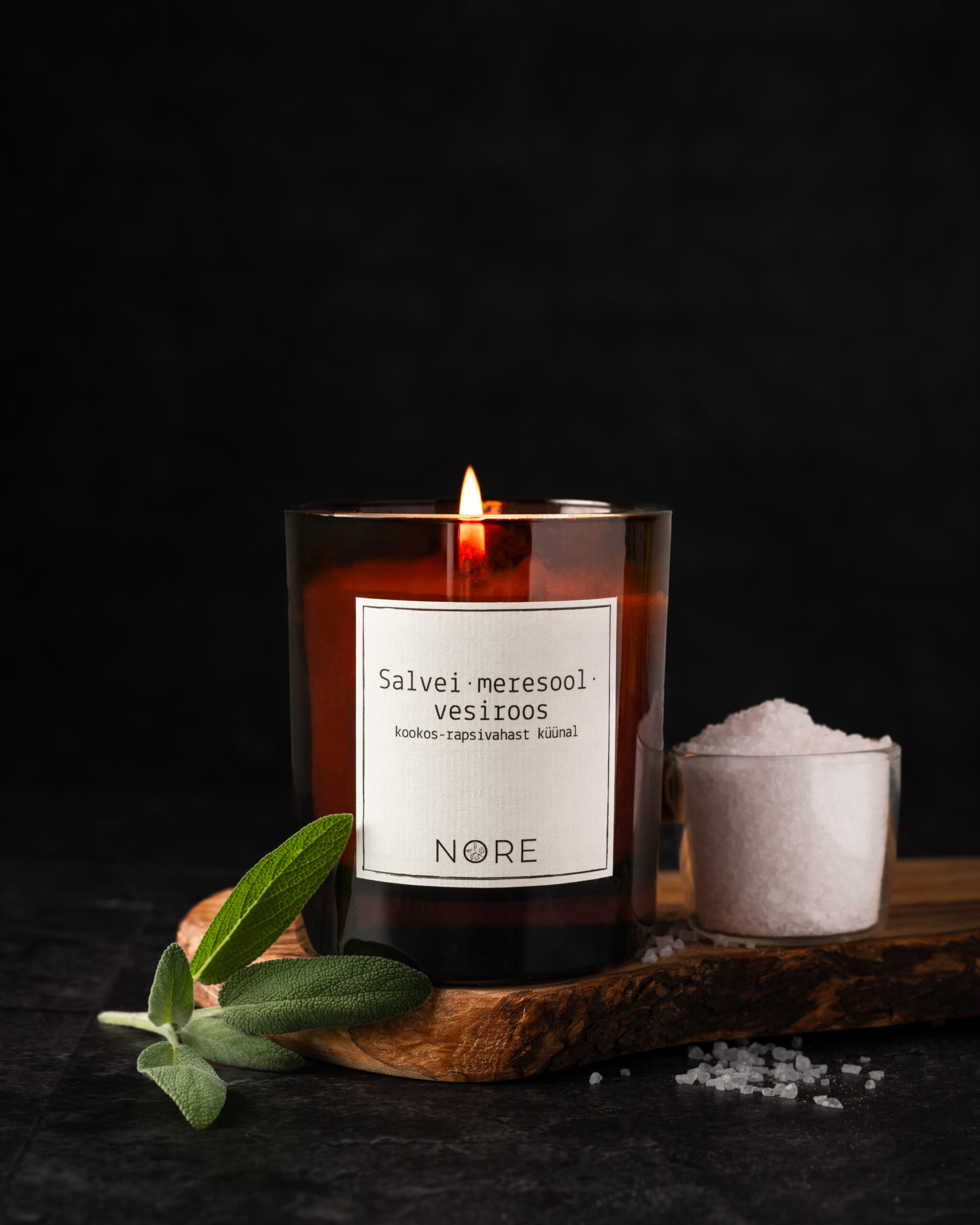 Nore -  Salvei•meresool•vesiroos küünal 220g (kopeeri)