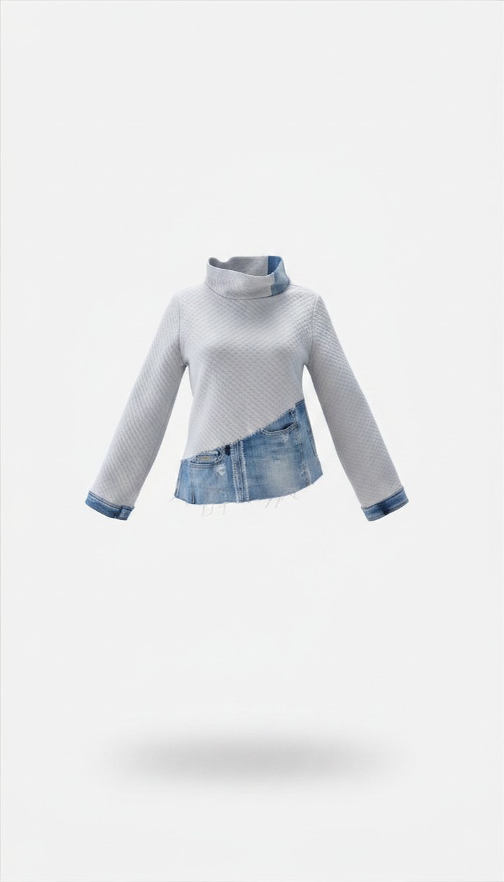 Streetwear pullover teksa detailidega / Reborn Collection GGD-10