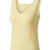 Lumoda kootud top -  kollane LM-09