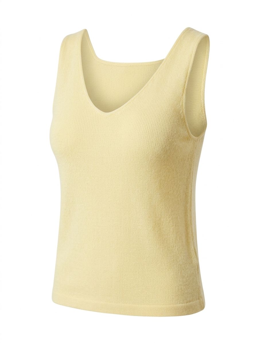 Lumoda kootud top -  kollane LM-09