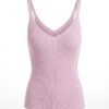 Lumoda kootud top -  roosa LM-08