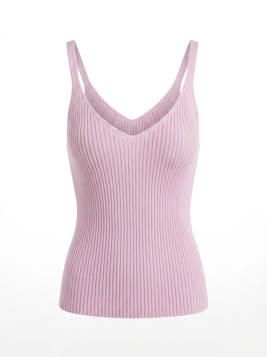 Lumoda kootud top -  roosa LM-08