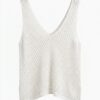 Lumoda kootud top -  valge LM-07