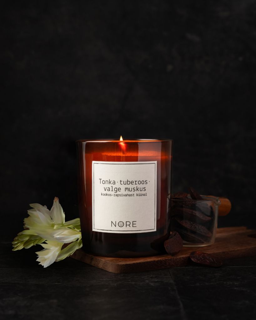Nore -  Tonka•tuberoos•valge muskus küünal 220g